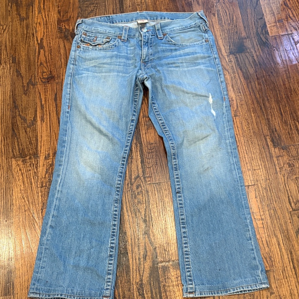 True Religion Light Blue Bootcut Men's Jeans